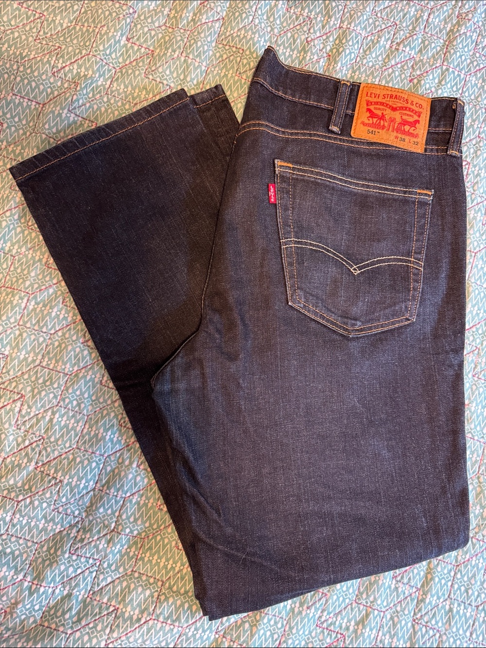 Levi's Men's Straight Jeans in Dark Indigo